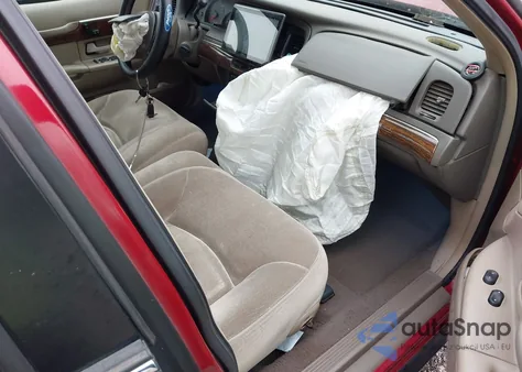 1999 Mercury Grand Marquis Ls из США, поврежденный, VIN 2MEFM75W5XX725334